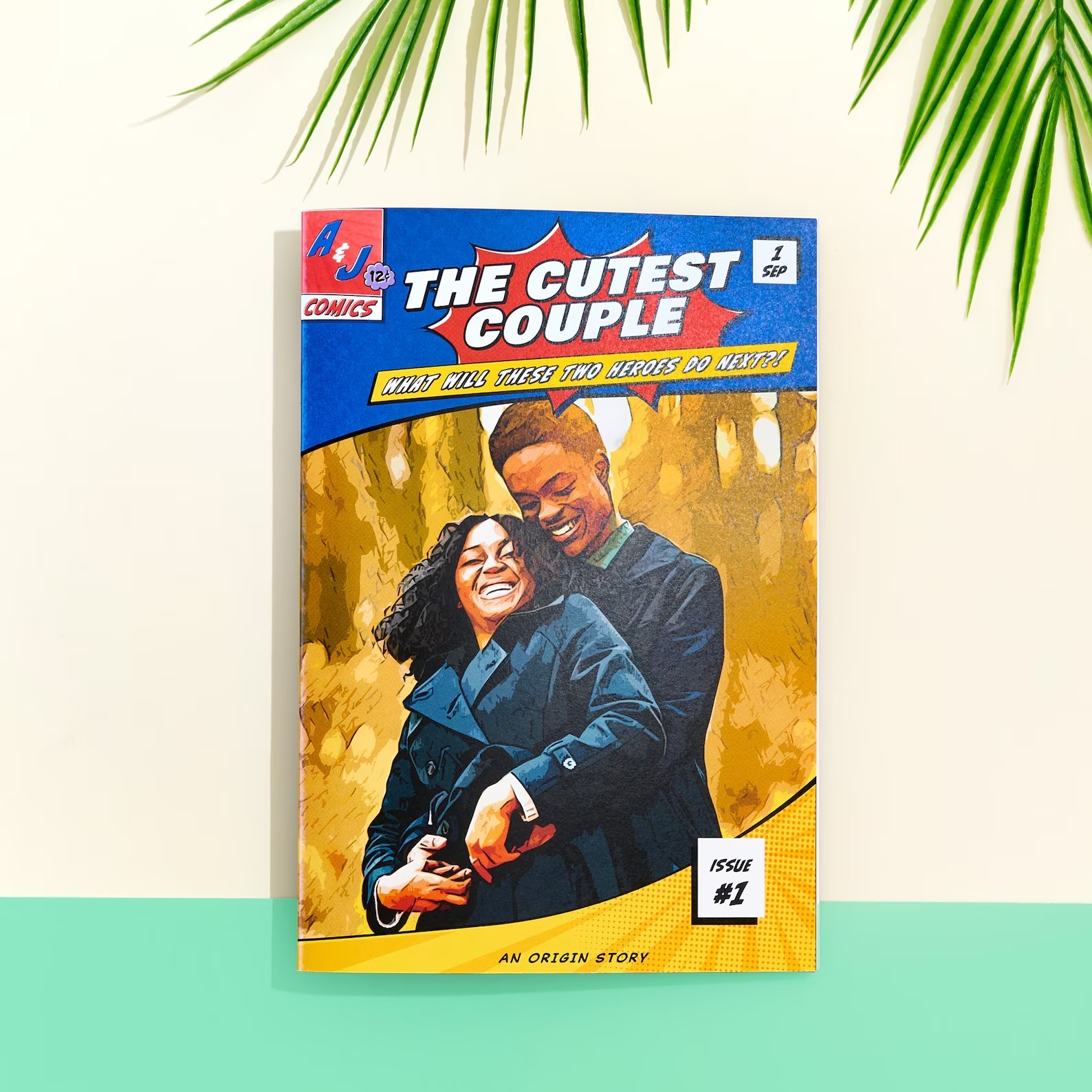 Personalized Comic Book For Couple Valentine's Day Anniversary Gift