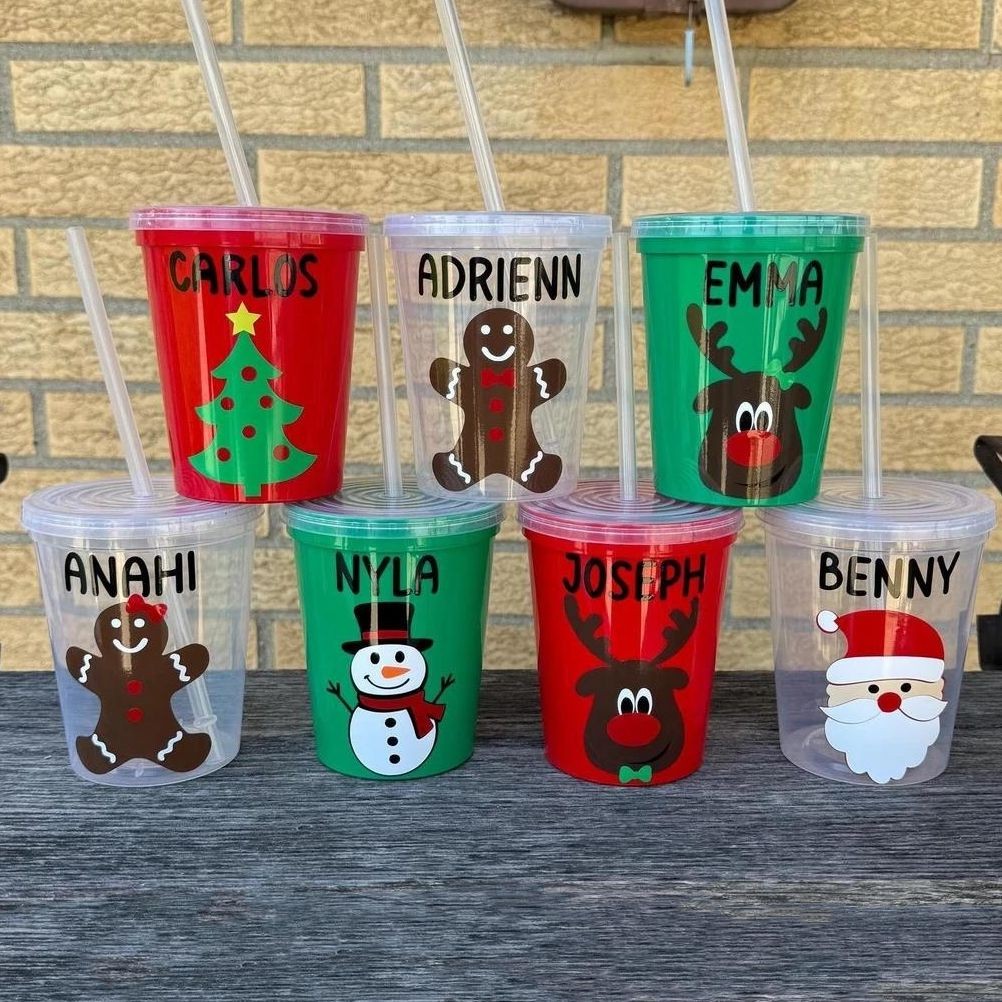 Custom Christmas Cups For Kids Party Favors Gift