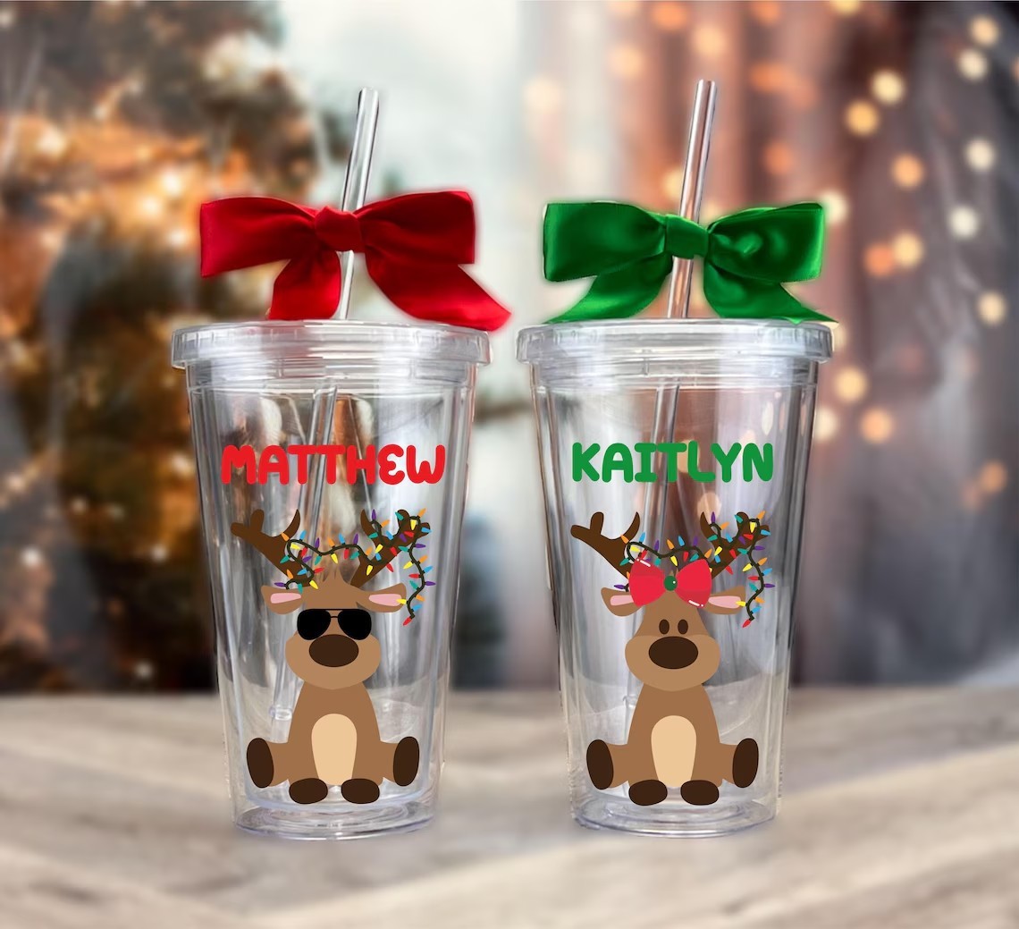 Custom Christmas Cups For Kids Party Favors Gift