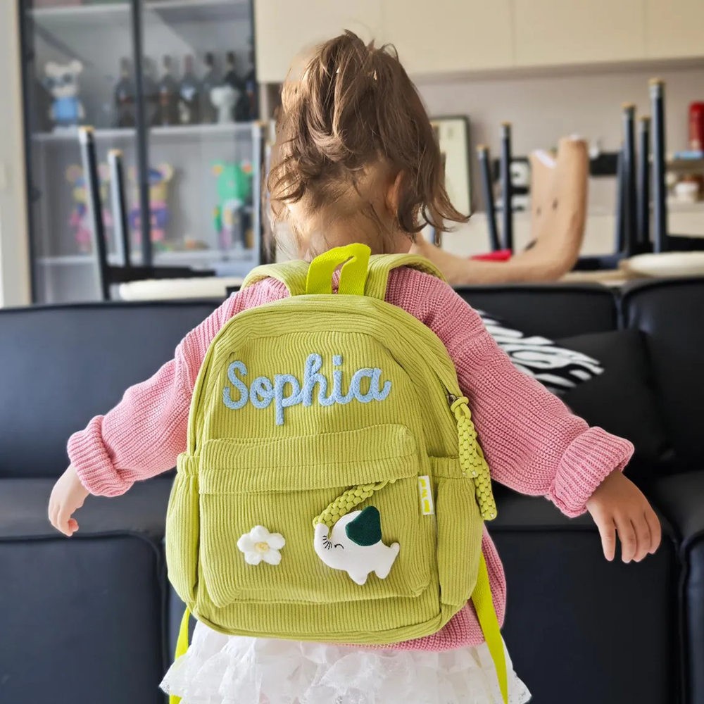 Personalized Kids Name Backpack School Bag For Girl Boy Gift