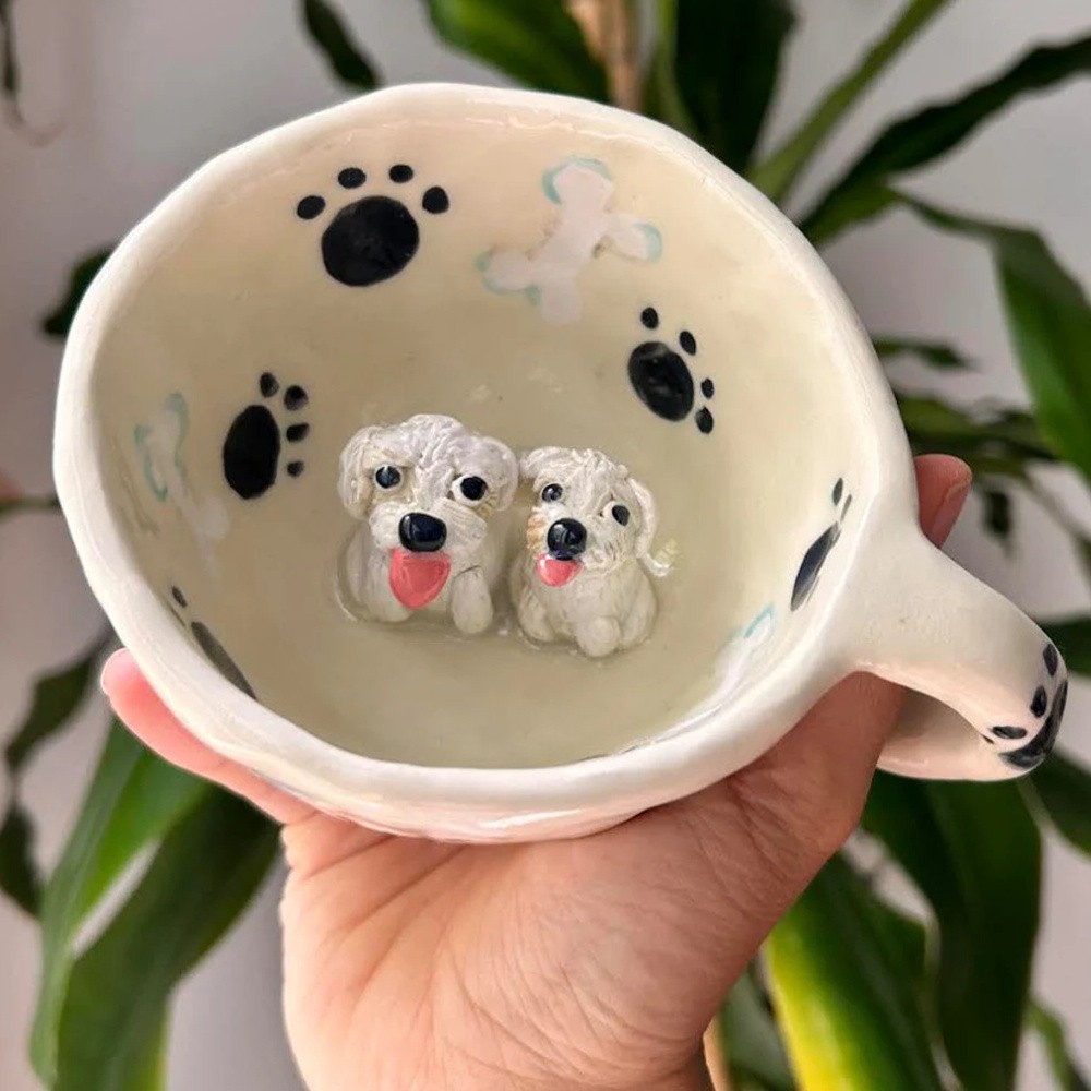 Custom Pet Figure Mug For Pet Lovers Christmas Gift