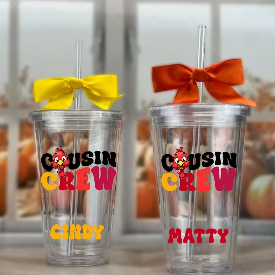 Custom Thanksgiving Cups For Kids Party Favors Gift