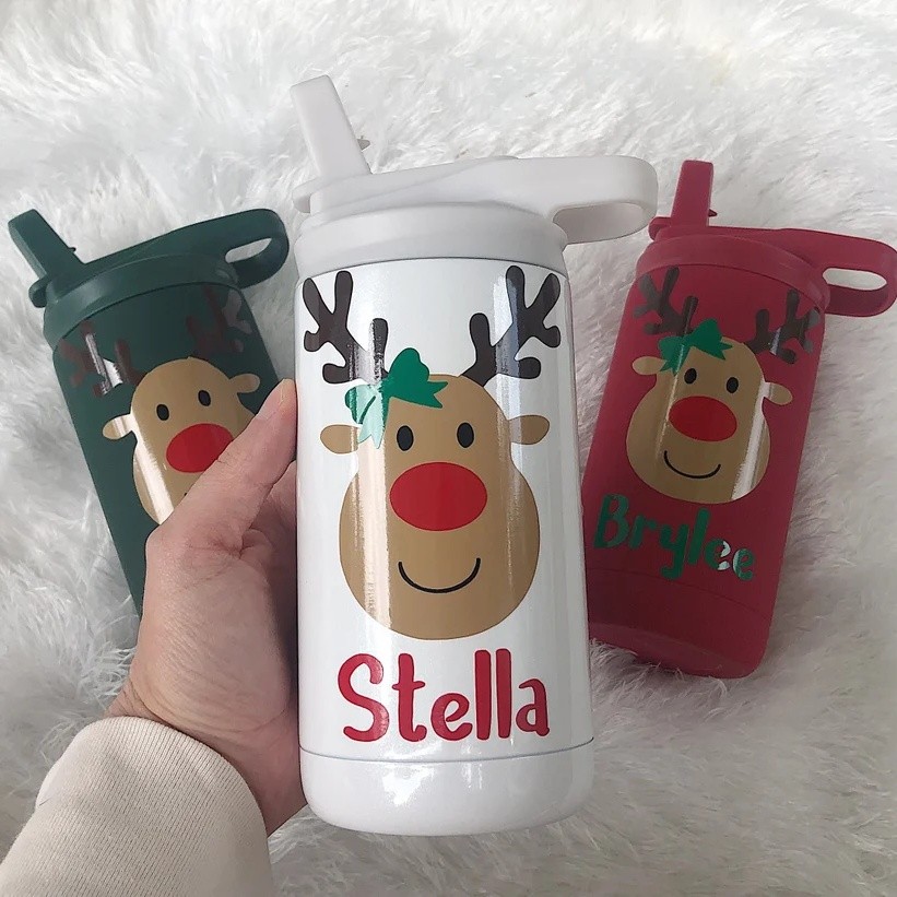 Custom Christmas Tumbler For Kids Party Favors Gift