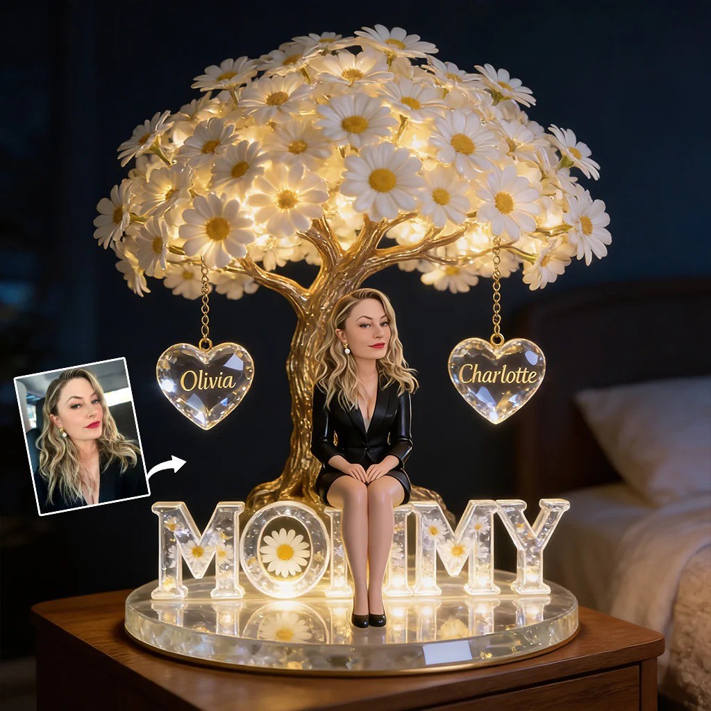 Personalized Mother Acrylic LED Night Light Custom Any Photo