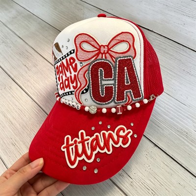 Personalized Football Trucker Hat Custom Team Spirit Hat Perfect for Game Day