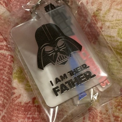 Personalized I'm Their Father Name Keychain For Father's Day Gift