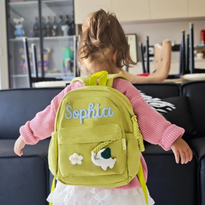 Personalized Kids Name Backpack School Bag For Girl Boy Gift