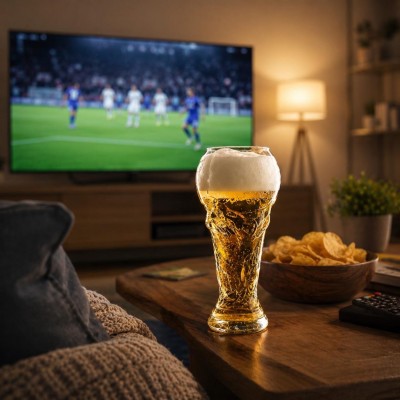 World Cup Trophy Beer Glass Gift for Soccer Fans
