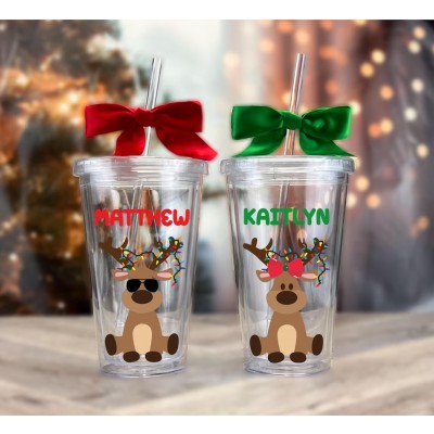 Custom Christmas Cups For Kids Party Favors Gift