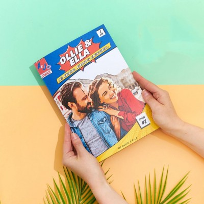 Personalized Comic Book For Couple Valentine's Day Anniversary Gift