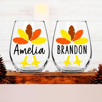 Personalized Thanksgiving Fall Kids Cup Party Favors