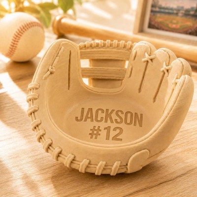 Vintage Baseball Glove Bowl Tray Sports Desk Organizer Baseball Fan Gift