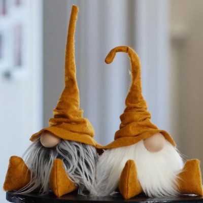 Fall Wizard Gnome Tiered Tray Home Decor
