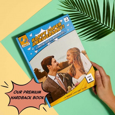 Personalized Comic Book For Couple Valentine's Day Anniversary Gift