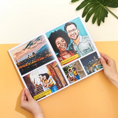 Personalized Comic Book For Couple Valentine's Day Anniversary Gift