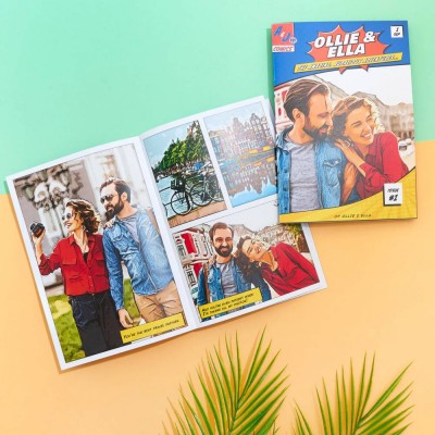 Personalized Comic Book For Couple Valentine's Day Anniversary Gift