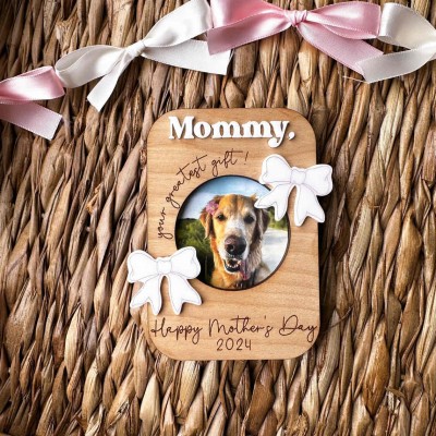 Custom Fridge Photo Frame Magnet For Mother's Day Gift