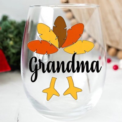 Personalized Thanksgiving Fall Kids Cup Party Favors