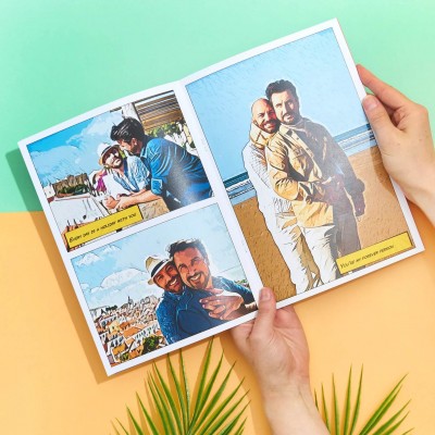 Personalized Comic Book For Couple Valentine's Day Anniversary Gift