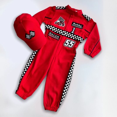 Personalized Kids Racing Jumpsuit for Baby & Toddler Halloween Costume Birthday Gift