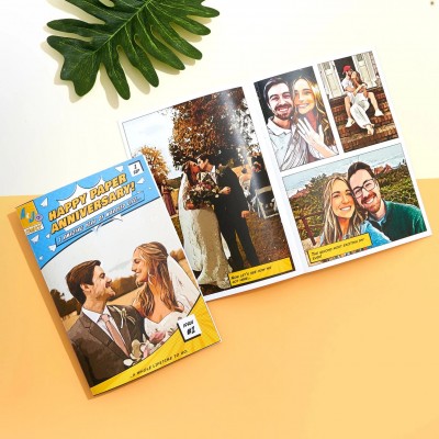 Personalized Comic Book For Couple Valentine's Day Anniversary Gift