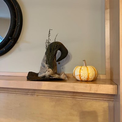 Primitive Fall Halloween Large Witch Hat Shelf Sitter