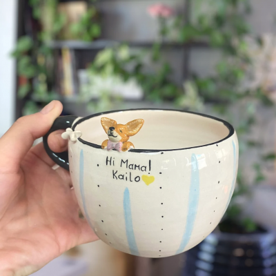 Custom Pet Figure Mug For Pet Lovers Christmas Gift