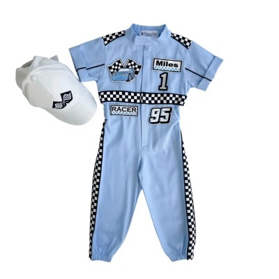 Personalized Kids Racing Jumpsuit for Baby & Toddler Halloween Costume Birthday Gift