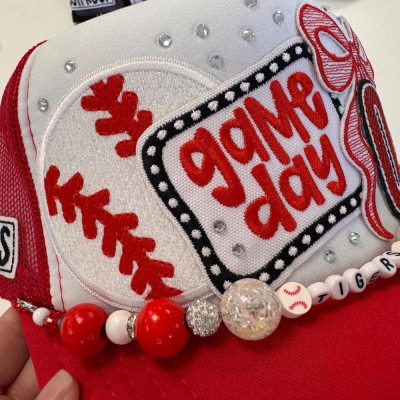 Personalized  Baseball Trucker Hat Custom Team Spirit Hat Perfect for Game Day