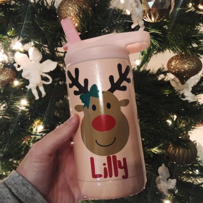 Custom Christmas Tumbler For Kids Party Favors Gift