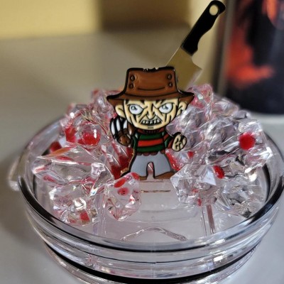 Halloween Rhinestone Tumbler