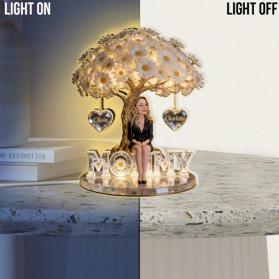 Personalized Mother Acrylic LED Night Light Custom Any Photo