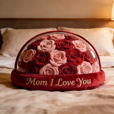 Personalized Mother's Day Flower Basket Pillow Mother's Day Gift For Mom Grandma